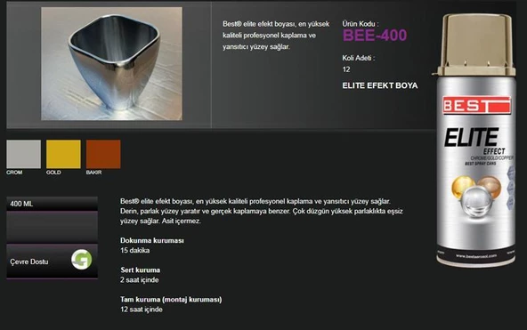 Best Elite Efekt Sprey Boya 400 ml - 9