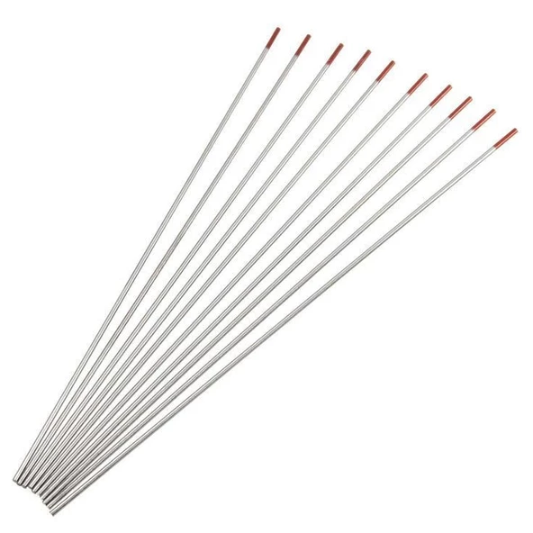 Kırmızı Tungsten Elektrod Argon İğnesi 2.4x175 MM - 10 Adet - 2