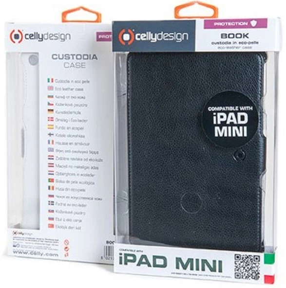 Celly Premium iPad Mini 1, 2 ve 3. Nesil (A1432, A1454, A1489, A1490, A1599 ve A1600) için Kılıf Uyku Modlu - 2