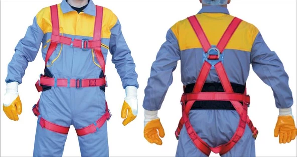 Safeset Paraşüt Tipi Emniyet Kemeri Bel Destekli - 3