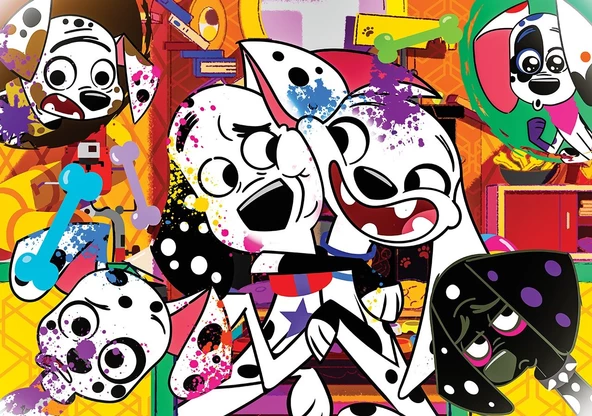 101 Dalmaçyalı (Dalmation) Lisanslı Kutulu Puzzle/Yapboz 100 Parça - 2