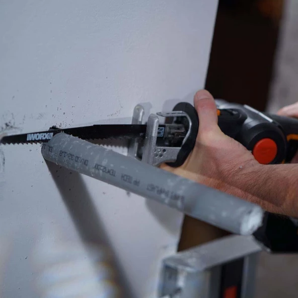 Worx Wx550 20Volt 2.0Ah. Li-İon Profesyonel Dekupaj Ve Tilki Kuyruğu Testere - 9