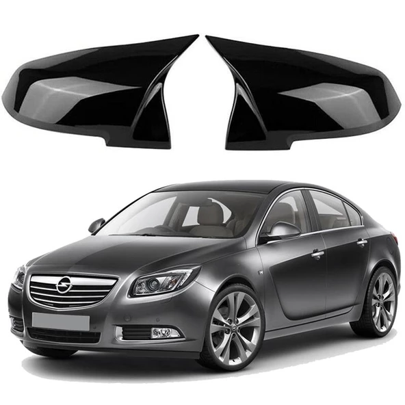 Opel İnsignia 08-17 Araca Özel Batman Yarasa Ayna Kapağı Pianoblack