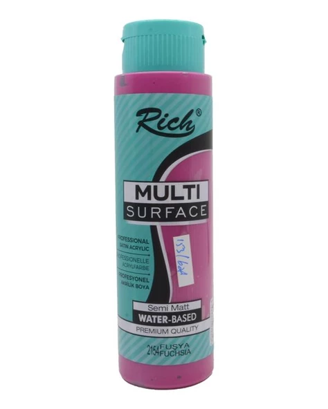 Rich Multı Surface Akrilik Boya 500 cc Fuşya