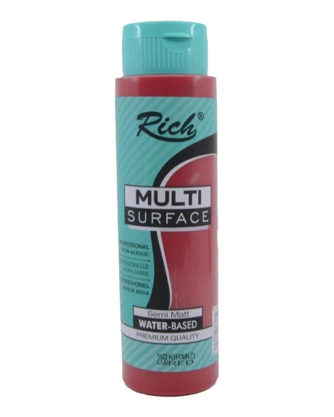Rich Multı Surface Akrilik Boya 500 cc Kırmızı