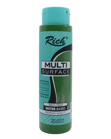 Rich Multı Surface Akrilik Boya 500 cc Çimen