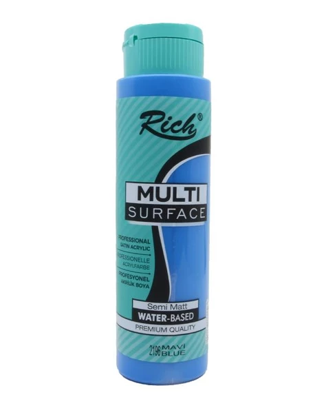 Rich Multı Surface Akrilik Boya 500 cc Mavi