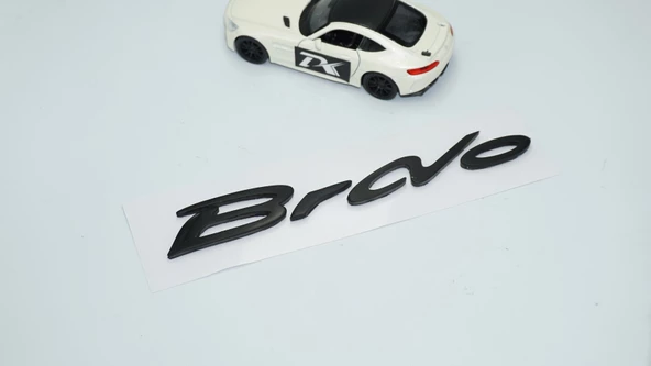 DK Tuning Fiat Bravo Bagaj Siyah ABS 3M 3D Yazı Logo Amblem - 3