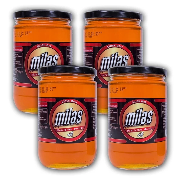 Milas Üreticiler Birliği Çiçek Balı 4 x 850 G