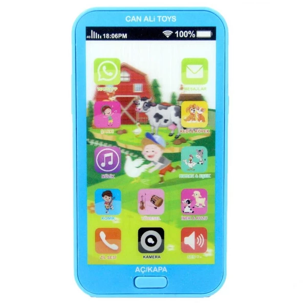 Whirley Dokunmatik Türkçe Sesli Oyuncak Akıllı Telefon CNL633 - 3
