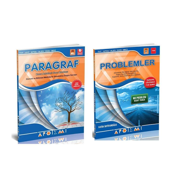 Apotemi Paragraf ve Problemler 2 Kitap Set