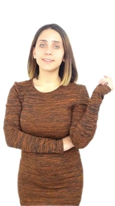 Fitilli Uzun Kollu Taba Elbise - Resim 3