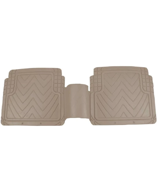 FORD FOCUS 2 2005-2012 Kauçuk Bej Oto Paspas Seti - 4