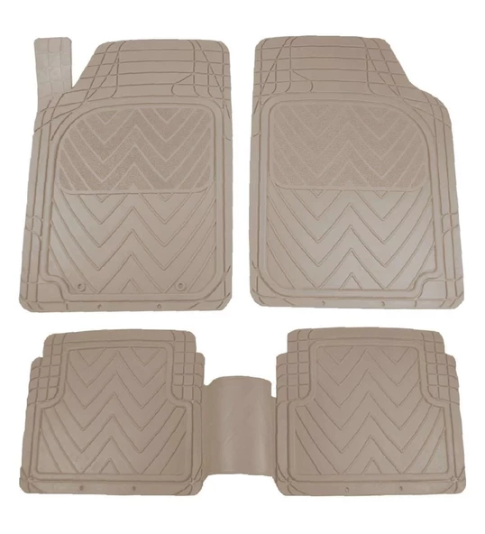HONDA CIVIC 2006-2012 Kauçuk Bej Oto Paspas Seti