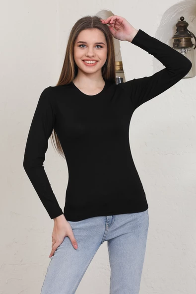Irk Bisiklet Yaka Penye Kadın Body 84 - 2