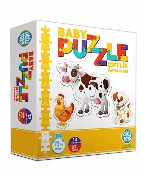 Baby Puzzle Çiftlik Hayvanları