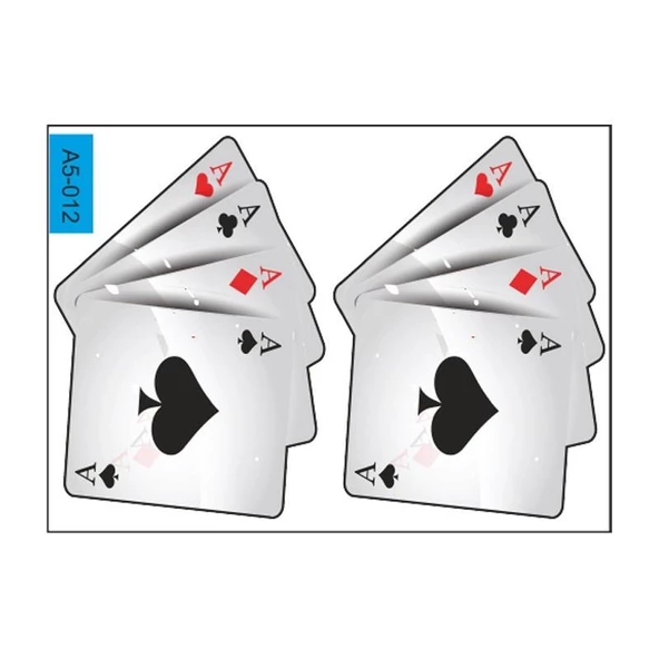 A5 Sticker 021 Tek Paket Çoklu ürün görseli