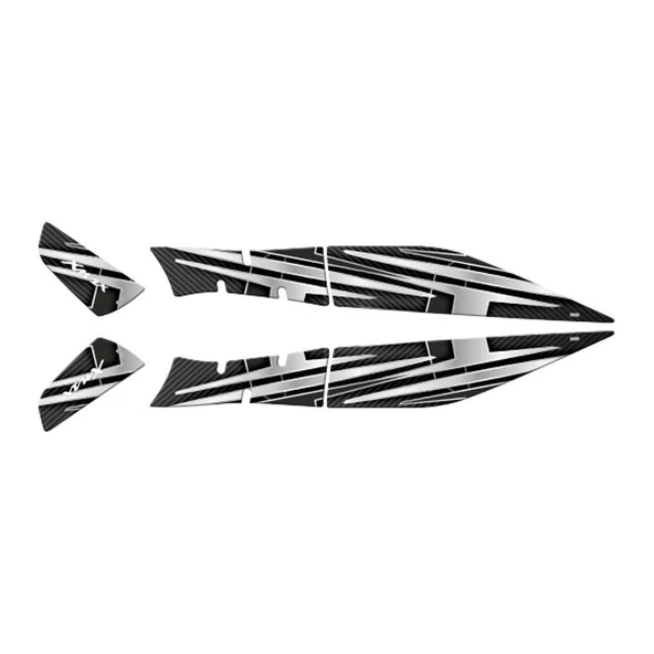 Yamaha Xmax 2018 - 2022 Uyumlu Yan Ayak Pad 007