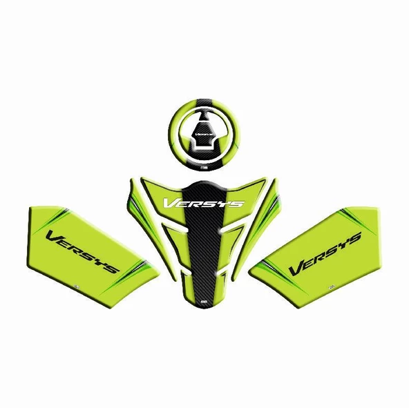 Skm Kawasaki Versys 650 Uyumlu Tank Pad Set 001 ürün görseli