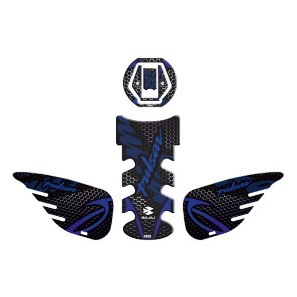 Bajaj Pulsar 2014 - 2024 Uyumlu Tank Pad Set 006