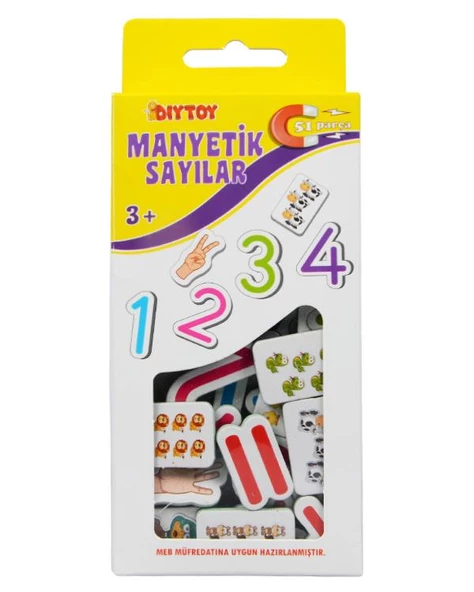 Manyetik Sayılar 51 Parça Diytoy