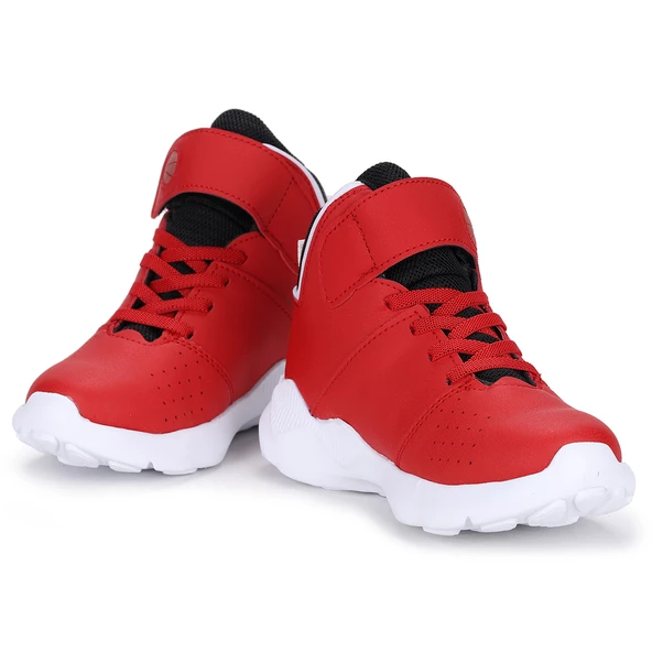 Kiko Kids Rio Günlük Spor Kız/Erkek Çocuk Basketbol Ayakkabısı Kırmızı - Resim 2