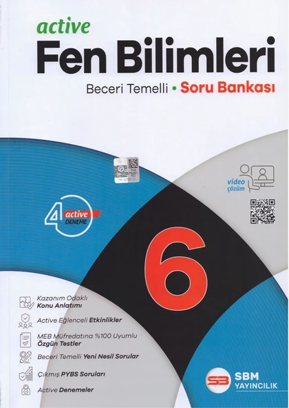 SBM 6.SINIF ACTİVE FEN BİLİMLERİ SORU BANKASI