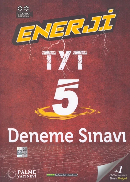 PALME TYT ENERJİ 5 DENEME SINAVI VİDEO ÇÖZÜMLÜ