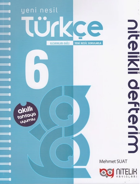 NİTELİK 6.SINIF TÜRKÇE NİTELİKLİ DEFTERİM