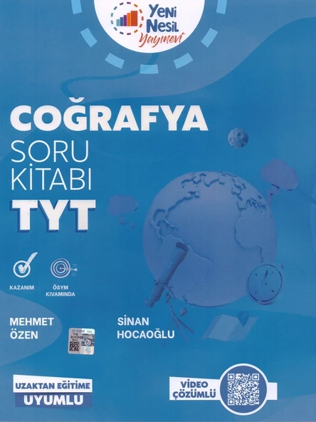 YENİ NESİL TYT COĞRAFYA SORU KİTABI