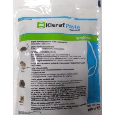 Klerat Pasta Fare Zehiri  | 100 Gram - Resim 2