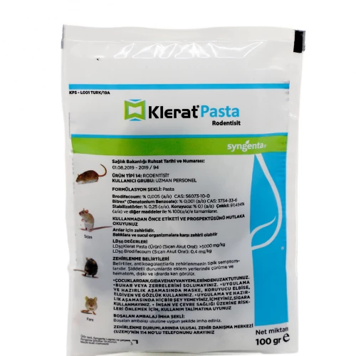Klerat Pasta Fare Zehiri  | 100 Gram ürün görseli 1