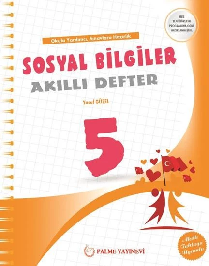 PALME 5.SINIF AKILLI SOSYAL BİLGİLER DEFTERİ