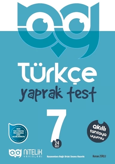 NİTELİK 7.SINIF TÜRKÇE YAPRAK TEST