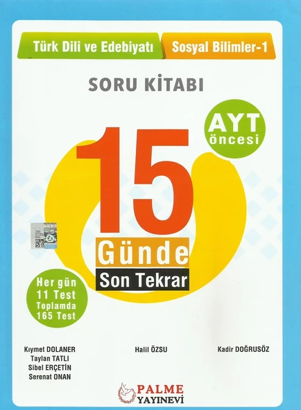PALME AYT 15 GÜNDE SON TEKRAR T. DİLİ VE ED.-SOS.