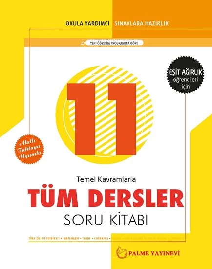 PALME 11.SINIF TÜM DERSLER SORU BANKASI ( EA )