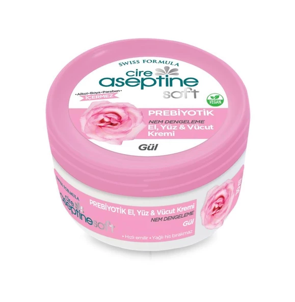 Cire Aseptine Krem 30ml Prebiyotik Gül