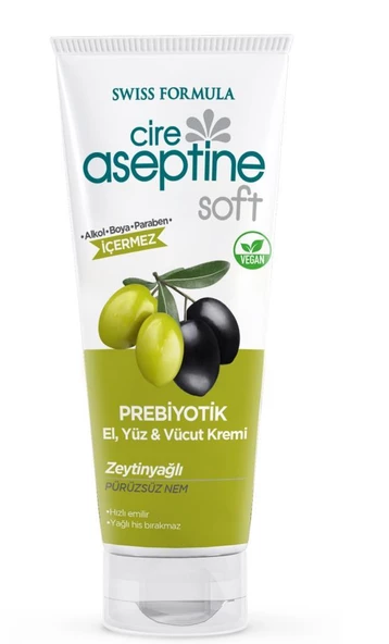 Cire Aseptine Krem 75ml Prebiyotik Zeytinyağlı
