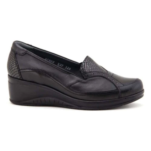 Forelli 57603G Kadın Günlük Deri Comfort Ayakkabı - 2