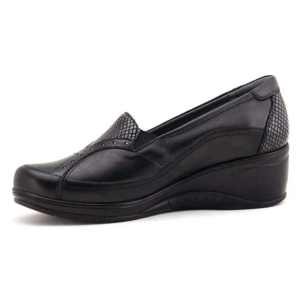 Forelli 57603G Kadın Günlük Deri Comfort Ayakkabı - 3