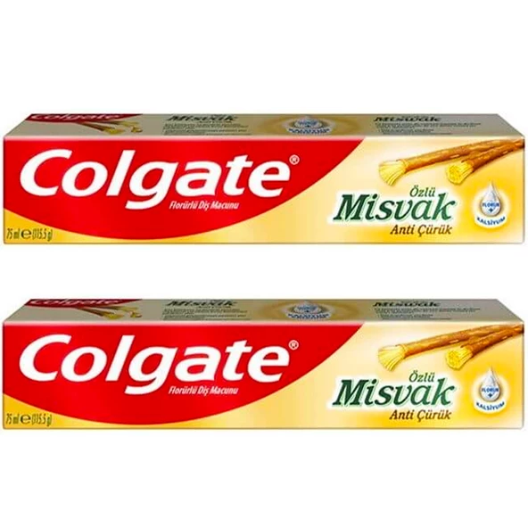 Colgate Misvak Özlü Diş Macunu 75 ml + 75 ml