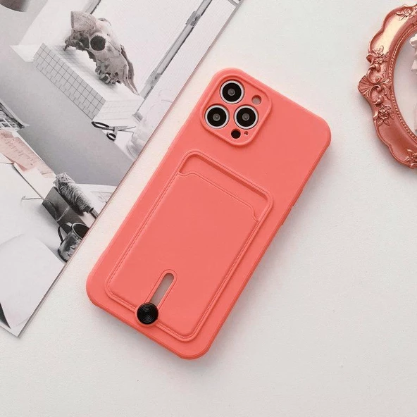 iPhone Kartlıklı Silikon Kamera Korumalı Kılıf - 10