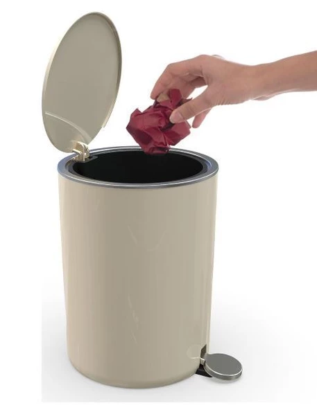 Primanova Lenox 5 Litre Pedallı Çöp Kovası İç kovalı - 8