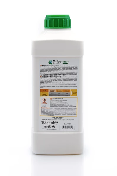 Mioclean Beyazlar için Sıvı Çamaşır Deterjanı 1000 ML - 6