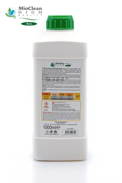 Mioclean Beyazlar için Sıvı Çamaşır Deterjanı 1000 ML - 12