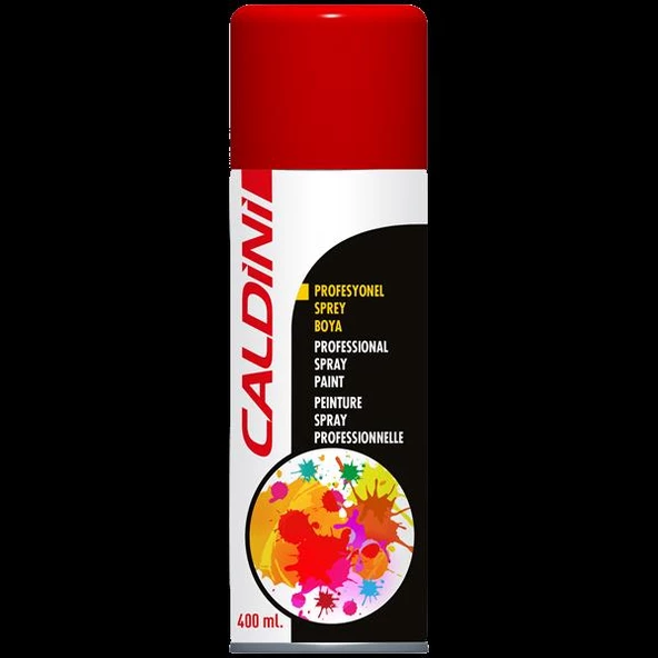 Caldini Sprey Boya 400 ml Siyah Parlak Fıs Fıs Boya