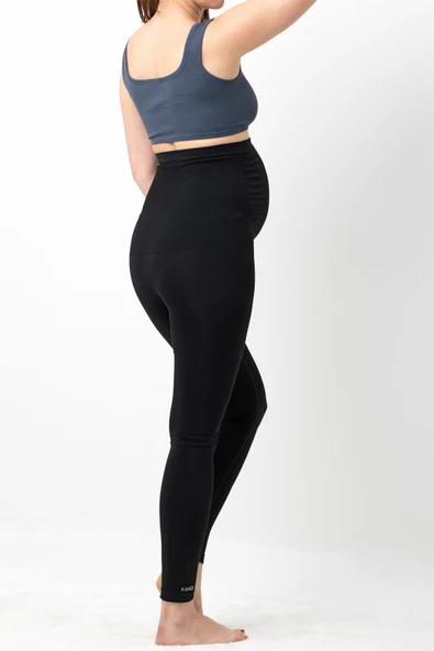 Kanz Seamless Yüksek Bel Hamile Tayt - 4