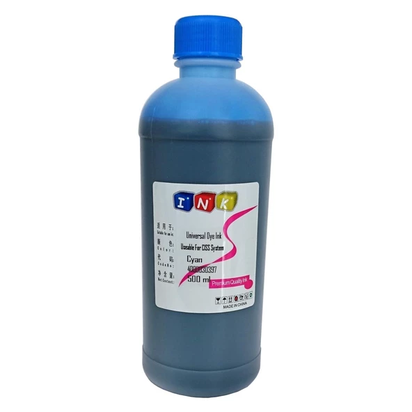 History Universal Dye Ink 500 ML Mavi Mürekkep