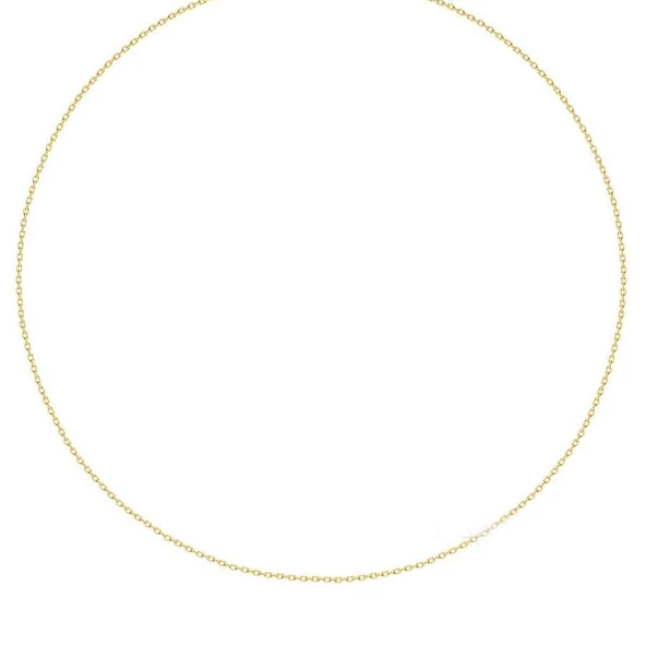 925 Ayar Gümüş 30luk Forse Gümüş Zincir, 50  cm - 3