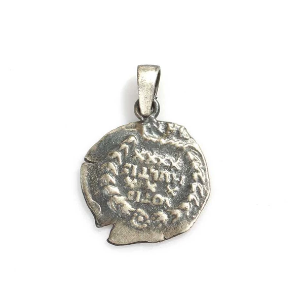 925 Ayar Gümüş Sezar Kolye Ucu - Resim 6